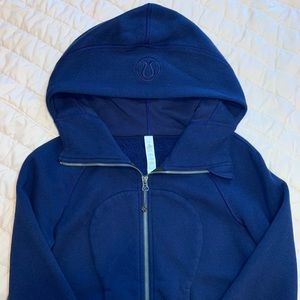 Worn twice! Lululemon scuba zip up hoodie